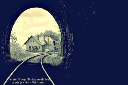 Semiški tunel, foto Zvone Butala